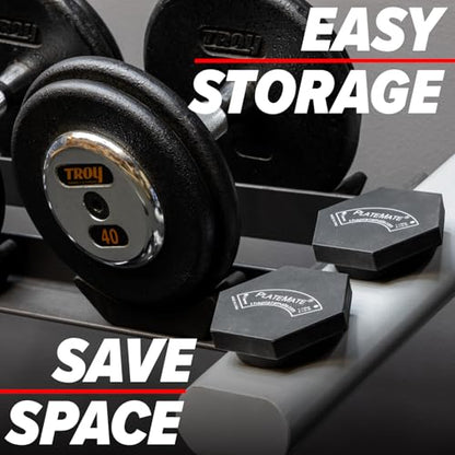 PlateMate Microload Pair Magnetic Weights - Choose Between 1.25 lbs or 2.5 lbs Hex - style: 2.5 Lbs (Pair)