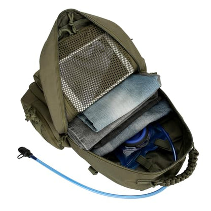 30L Military Tactical Backpack for Men 3 day Assault Pack Molle Backpack Tactical Hiking Rucksack - color: Army Green