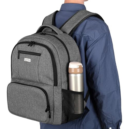 CURMIO CPAP Travel Backpack Compatible with ResMed AirSense 9, AirSense 10, AirSense 11, Philips System One, CPAP Carry On Bag for CPAP Machine & Supplies, Gray, Patent Design - color: Gray