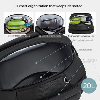 Travelon Anti-Theft Classic Large Backpack - color: Black