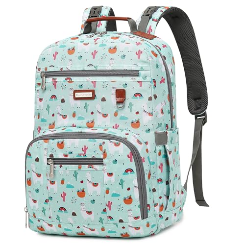 Diaper Bag Backpack, Large Baby Nappy Bags with Portable Changing Pad for Boys and GirlsMultifunction Travel Baby Bag for Moms Dads, Shower Gifts Waterproof and Stylish - color: Green