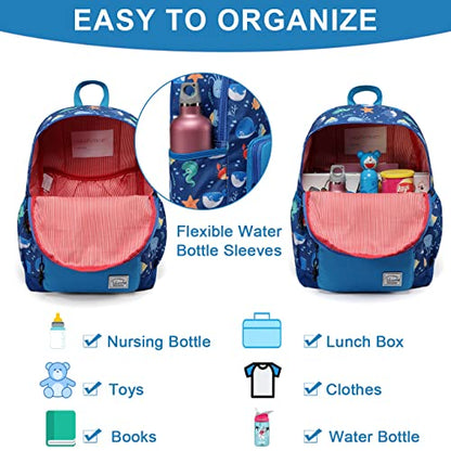 VASCHY Kids backpacks, Cute Lightweight Water Resistant Preschool Backpack for Boys and Girls Chest Strap | Cute - color: Ocean Animals, size: Small (4-6 Yrs) - 15'' H