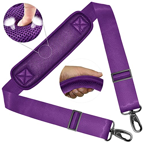 ZINZ Shoulder Strap 58" with Thick Fixed Pad - color: Purple