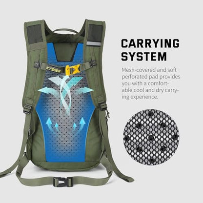 SKYSPER Small Hiking Backpack, 20L/30L Lightweight Travel Backpacks Hiking Daypack for Women Men - color: Lantc20-armygreen, size: 30L