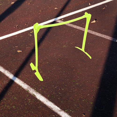 Healeved Football Agility Training Hurdle Adjustable Foldable Soccer Speed Hurdles Equipment for Athlete Agility and Football Skill Development
