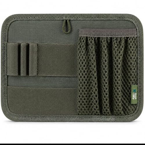 M-Tac Tactical Bag Insert Modular Organizer Utility Admin Pouch Hook Fasteners - Key Holder - color: Ranger Green
