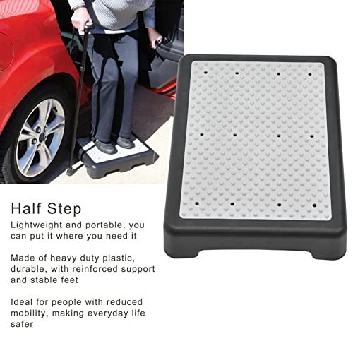 Anti Slip Riser Step Stool, Portable Stackable Safety Step Half Step Stool for Elderly Indoor Outdoor Assistive Devices