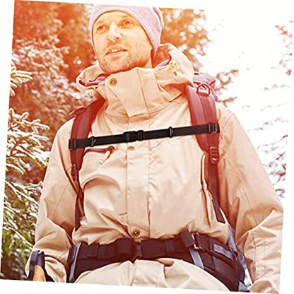 Happyyami 2pcs Backpack Straps Replacement Carrying Strap for Outdoor Heavy Duty Nylon Abs Camping