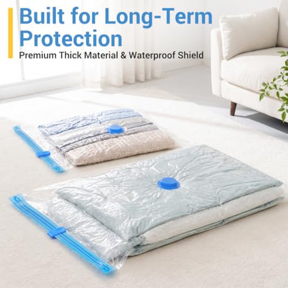 Fygrip 80% Space Saver Vacuum Storage Bags with Hand Pump, 20 Combo
