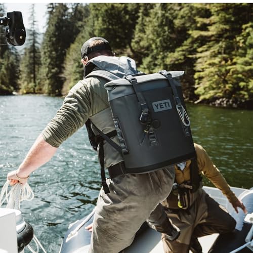 YETI Hopper M Series Backpack Soft Sided Coolers with MagShield Access - color: Olive, size: M12