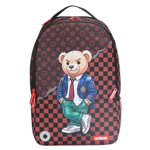 Graffiti Backpack, Designer Laptop Backpack for 15.6 Inch Work,Water Resistant Backpack Computer Bag, PrepBear - color: Prepbear