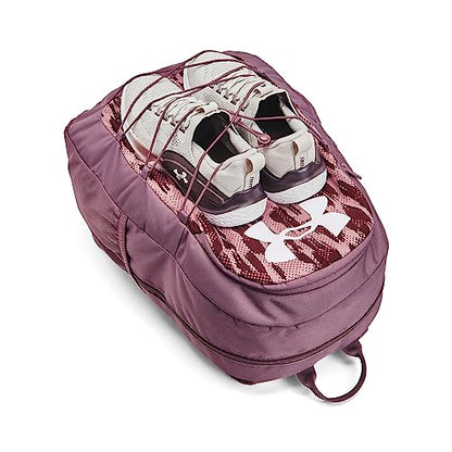 Under Armour Hustle Sport Backpack - color: (500) Misty Purple / / White