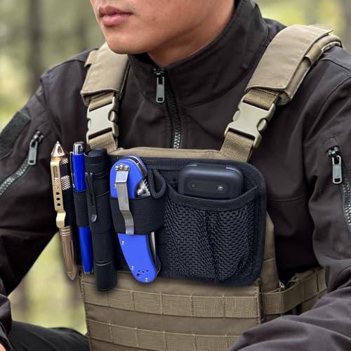 Tactical Panel Organizer Insert,Molle Admin Panel Hook and Loop Fasteners,Gear Storage,Utility Accessories Modular Pack Organizer Board for Tactical Backpacks,Chest Rigs,Gear Bags (1)