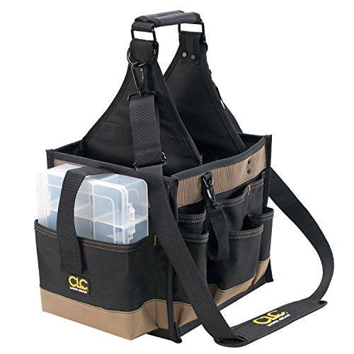 CLC Custom LeatherCraft 1528 Large Electrical and Maintenance Tool Carrier, Black - style: 11-inch Toolbox