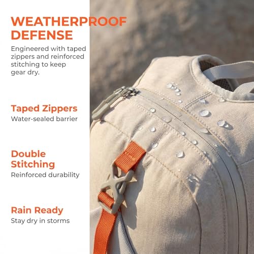 15L Hiking Backpack for Men Women, Foldable Packable Back Pack Ultralight Hiking Daypack for Travel Outdoor, Beige - color: Beige