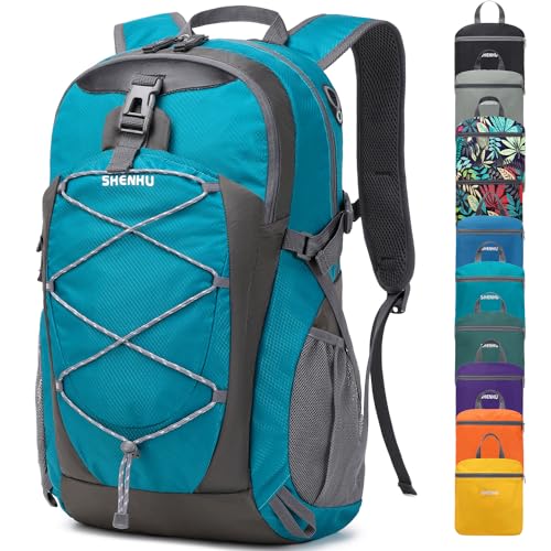 40L Hiking Backpack Lightweight Daypack Waterproof Travel Camping Backpack for Men Women Sport Packable - color: A5-green