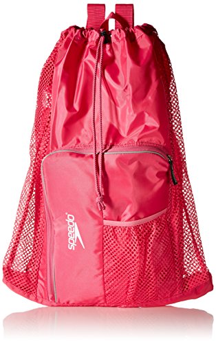 Speedo Unisex-Adult Drawstring Deluxe Ventilator Mesh Equipment Bag - color: Fuchsia Purple