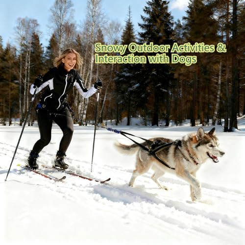 Weight Pulling Dog Harness for Dogs - Dog Pulling Harness for Sled & Running Training (Forest Green,L) - size: L