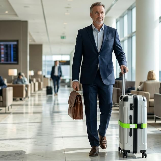 Travel Inspira Luggage Straps for Suitcases with TSA Lock, Protect Your Luggage Anti-Burst, High Visibility Color, Easy to Identify Luggage Adjustable Heavy Duty Belt for 20-28Inch Suitcases - color: Apple Green