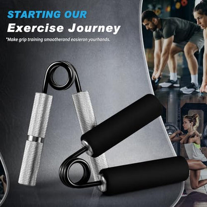 Hand Gripper Strengthener Set 50LB-300LB, Grip Strength Trainer (1/2/4/6 Pack) Forearm Strengthener for Muscle Building, Hand Sensitivity Training, Hand Rehabilitation Exercising - color: 2pcs(150lb+200lb)