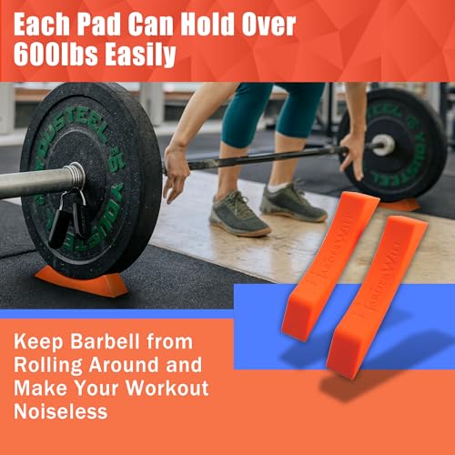Deadlift Jack Alternative (1 Pair) Easy to Load and Unload Weight Plates, Perfect for Deadlift, Crossfit, Powerlifting, Weightlifting, Home Gym for Your Gym Bag - color: A: Orange