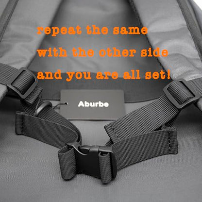Backpack Chest Strap, Universal Add on Adjustable Sternum Strap, Chest Belt Replacement, with Heavy Duty Quick Release Buckle Clip, for Travel, Hiking, Camping, School - color: Black