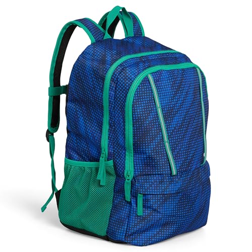 Lands' End Unisex Kids Large ClassMate Lightweight Durable Elementary School Backpack, Bright Blue - color: Bright Blue