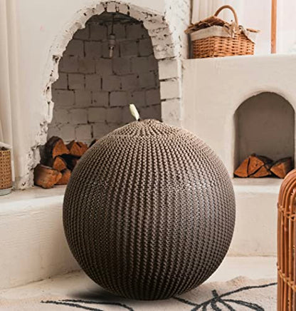 Yoga Ball Chair Cover - for 55cm and 65cm Birthing, Stability, Fitness, Balance Ball - color: Warm Taupe Brown