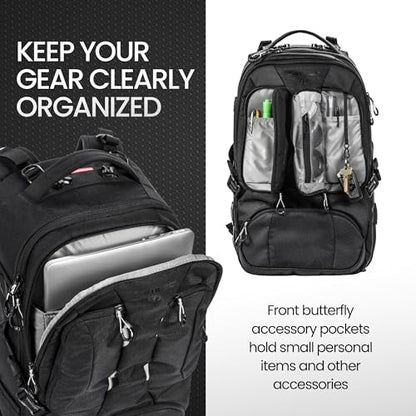 Tamrac Anvil 27 Camera Backpack for Photographers, DSLR Camera Bag with Laptop Compartment, Professional Photography Backpack, Camera Bag with Tripod Holder, Camera Carrying Case, Black - style: Anvil 27