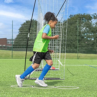 FORZA Agility Rings [12 Pack] | Speed & Agility Training Equipment for Athletes - Available in 10 Colors - color: Red
