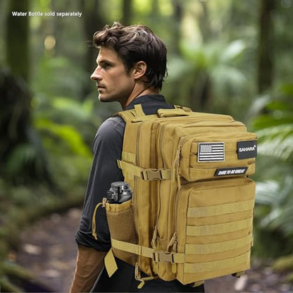 SAHARA - Raider Series Travel Bag & Laptop Backpack for Laptops up to 17.3-inch, Khaki, (LT00089) - color: Khaki