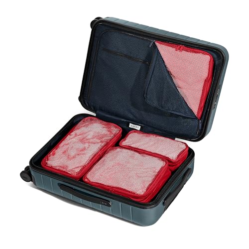 Away Insider Packing Cubes Set of 4 – Lightweight Travel Organizers for Luggage, Suitcases & Carry-On Bags, Cherry Red - color: Cherry Red