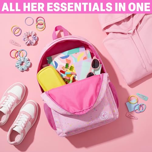 Get Trend Barbie Kids Backpack for Girls, 18 inch Bookbag with Padded Straps, Travel School Bag, Gifts for Girls (Pink Barbie) - color: Pink Barbie