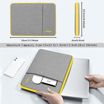 Hseok Laptop Case 13.3 Inch Sleeve with Side Pocket,L02G01 - color: L02G01, size: 13.3"