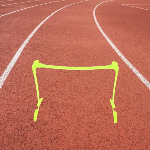 Cabilock Adjustable Foldable Soccer Training Hurdle – Green Agility Hurdles for Speed and Coordination Drills, Football Equipment for Athletic Agility Training