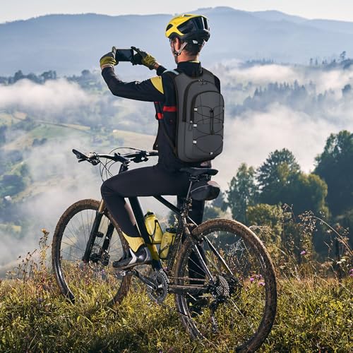MIYCOO Hydration Backpack - Lightweight Hiking Water Backpack with 2L Water Bladder, Running Hydration Vest Backpack for Men Women, Hydration Pack for Hiking, Cycling, Climbing - color: Dark Gray