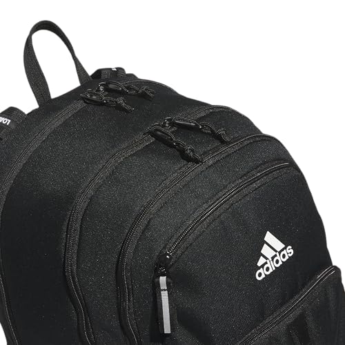 adidas Prime 7 Backpack for Laptop, School and Travel, 37L - color: Black/White/2