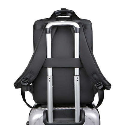 Kamlui Laptop Backpack for Men 15.6 Inch 16 Travel Large Capacity Purse Computer Bag - color: Black286