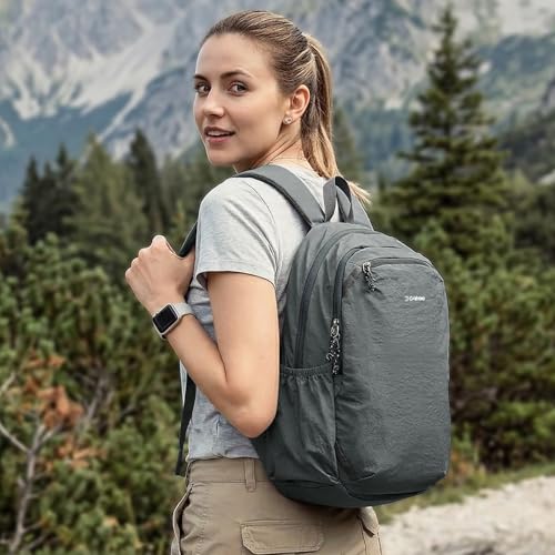 G4Free 15L Hiking Backpack Lightweight Small Daypack for Women Men - color: Gray