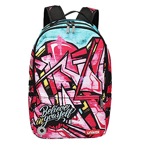 Graffiti Backpack for School, 20L Casual Daypack, Designer Laptop Backpack for 15.6 Inch Laptop - color: Street Style