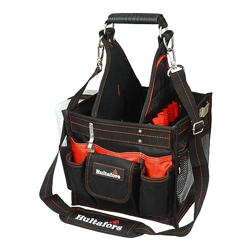 Hultafors Work Gear HT5582 Electrical/Maintenance Tool Carrier, 23 Pockets, Heavy Duty Ballistic Polyester Tool Bag