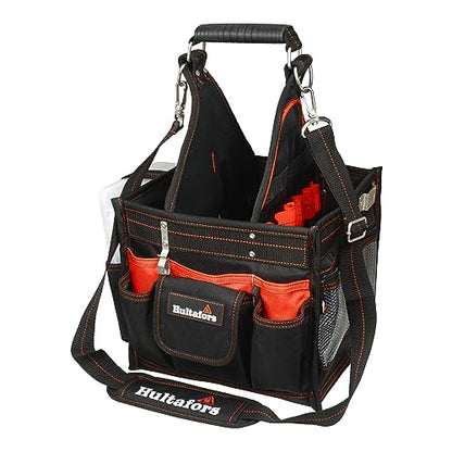 Hultafors Work Gear HT5582 Electrical/Maintenance Tool Carrier, 23 Pockets, Heavy Duty Ballistic Polyester Tool Bag