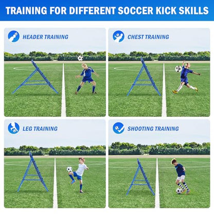 Volleyball Baseball Rebounder Net, Softball Rebounder Pitchback Net Quick Adjustments, Quick Adjustments Lacrosse Bounce Back Practice Equipment, Ideal for Outdoor Indoor and Backyard Training - size: 4FTx4FT, style: Multi-Sport Rebounder Net