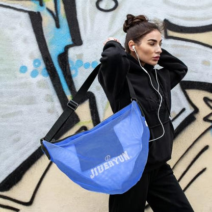 Soccer Backpack, Soccer Bag Sport Equipment Bags Fit Basketball Volleyball Football - color: Blue