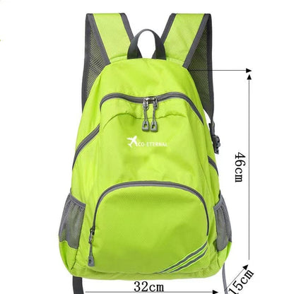 Geboldil Men's and women's waterproof backpack traveling backpack blue - color: Blue