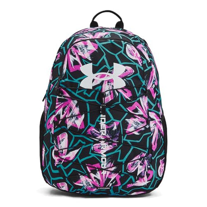 Under Armour Hustle Sport Backpack - color: (572) Vivid Magenta / Black / White