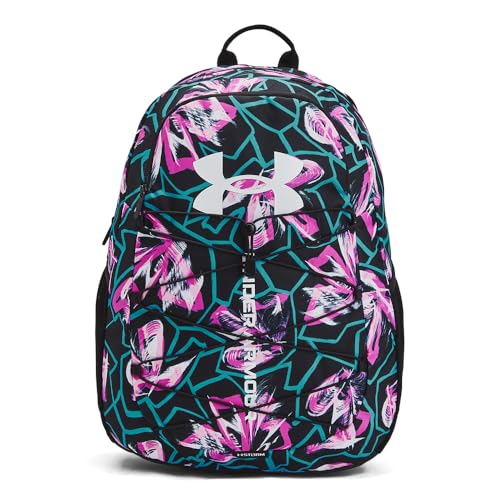Under Armour Hustle Sport Backpack - color: (572) Vivid Magenta / Black / White