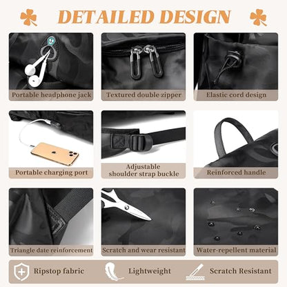 FSD. WG Casual Bag for Men Fashionable Outdoor Bag Popular Travel Bag Casual Large Capacity - color: 10045blackb
