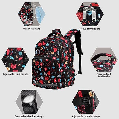 Gatycallaty Nurse Backpack for Women Girls Laptop Work Bag College Nursing Assitant Cna Cma Home Health Hospital Commuter Essentials Gift (nurse) - color: Nurse