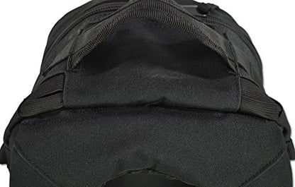 Lightning X Premium Tactical Medic Backpack w/Modular Pouches & Hydration Port (Stealth Black) Large - color: Stealth Black